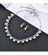 SET717 - Pearl Gem Necklace Two-Piece Jewellery set